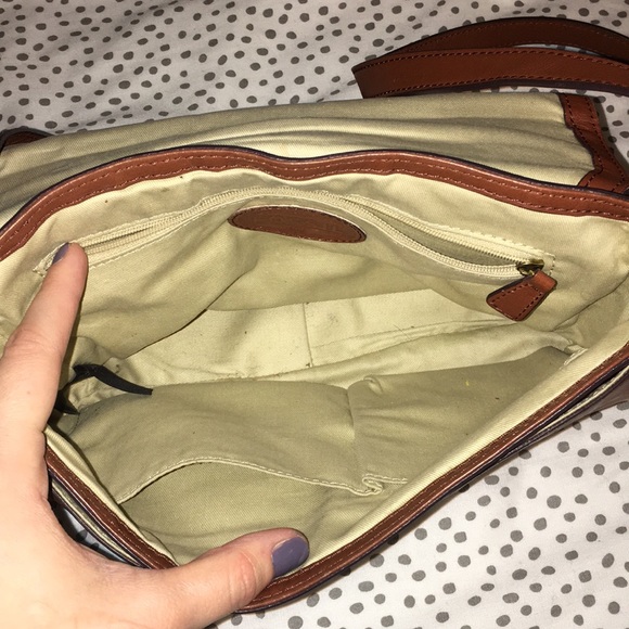 Fossil Bags Fossil Leather Crossbody Bag Poshmark